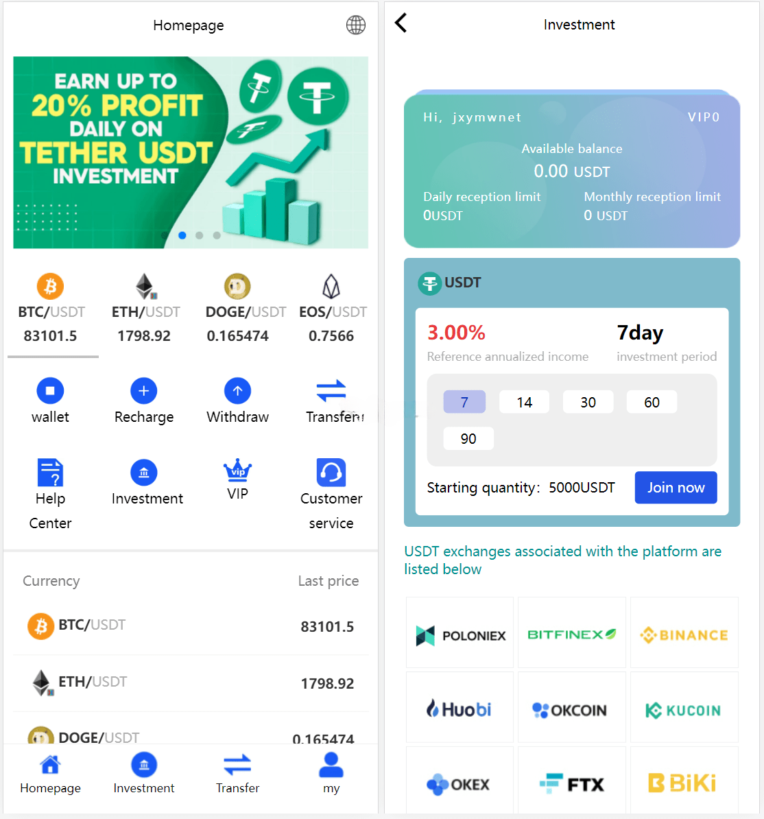 多国语言版 USDT 虚拟币投资理财系统源码 支持全球用户与区块链投资 图片 多国语言版 USDT 虚拟币投资理财系统源码 支持全球用户与区块链投资 图片