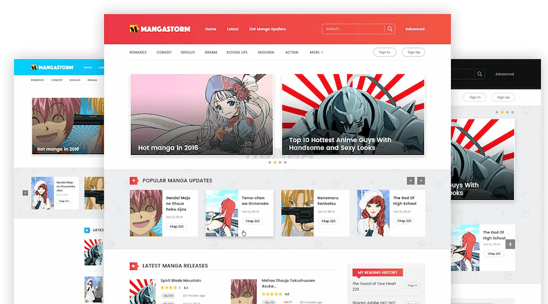 Madara WordPress 漫画小说主题 PHP模板 图片