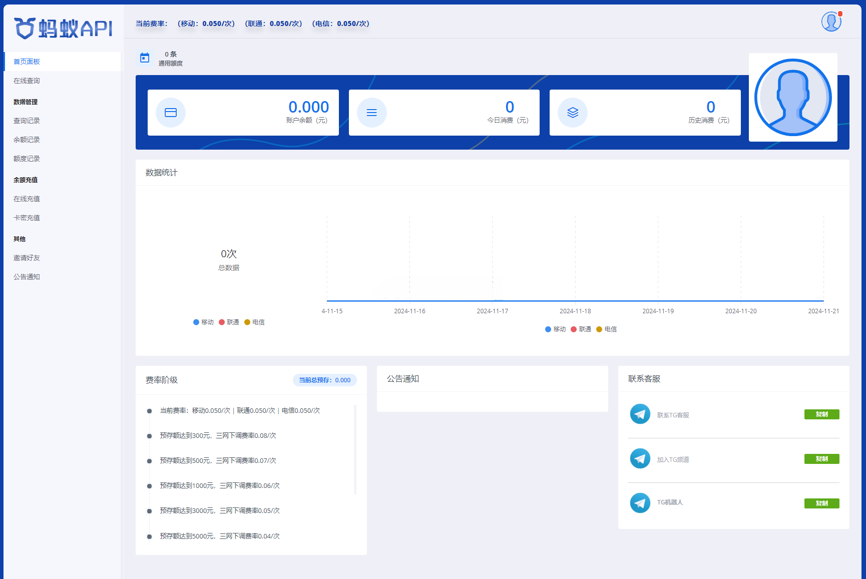 三网话费查询API系统源码 图片 三网话费查询API系统源码 图片