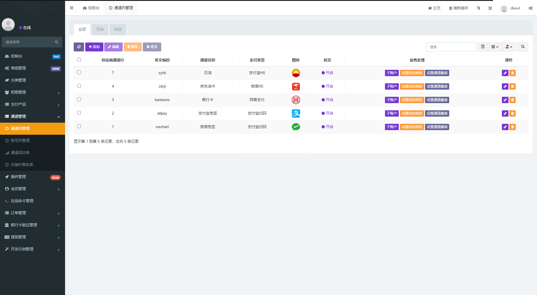 FastAdmin聚合支付系统源码 图片 FastAdmin聚合支付系统源码 图片