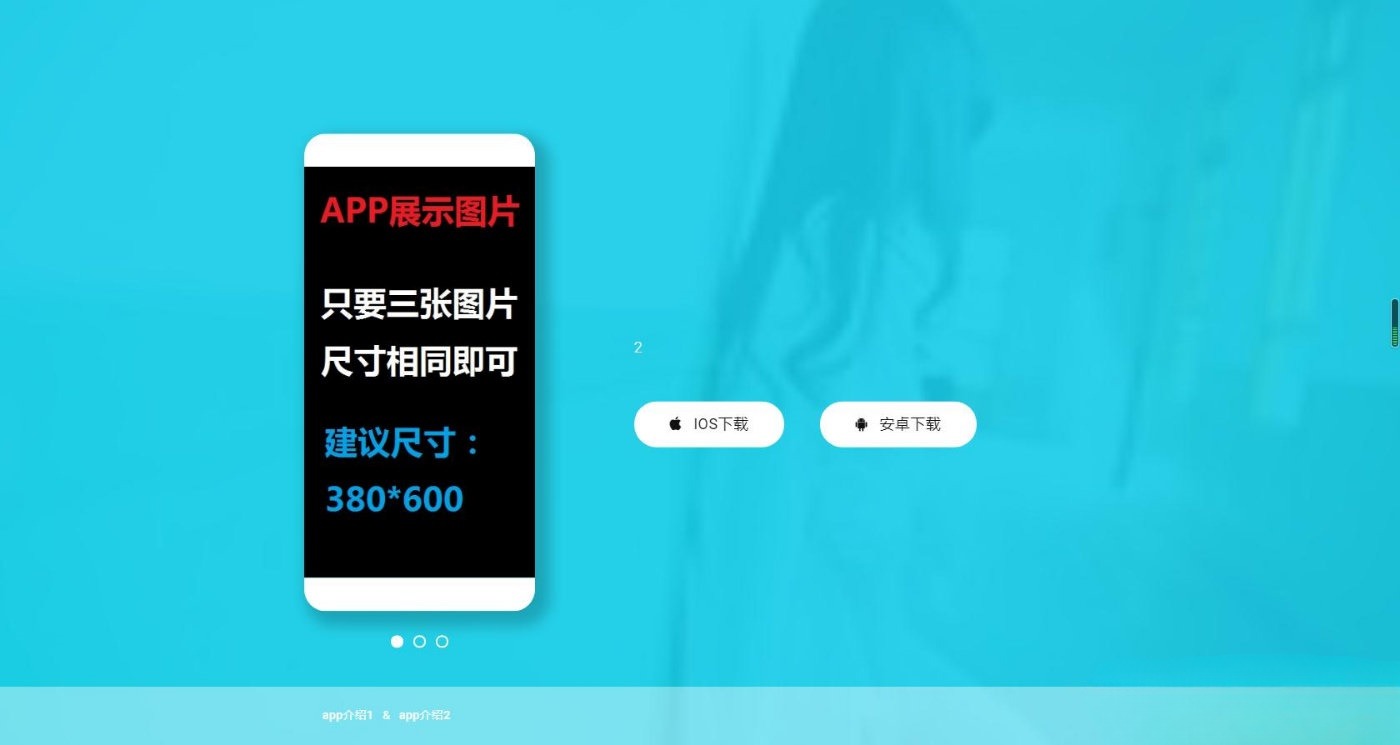 ASP.NET APP下载页源码 带后台与下载统计 Windows服务器部署 图片