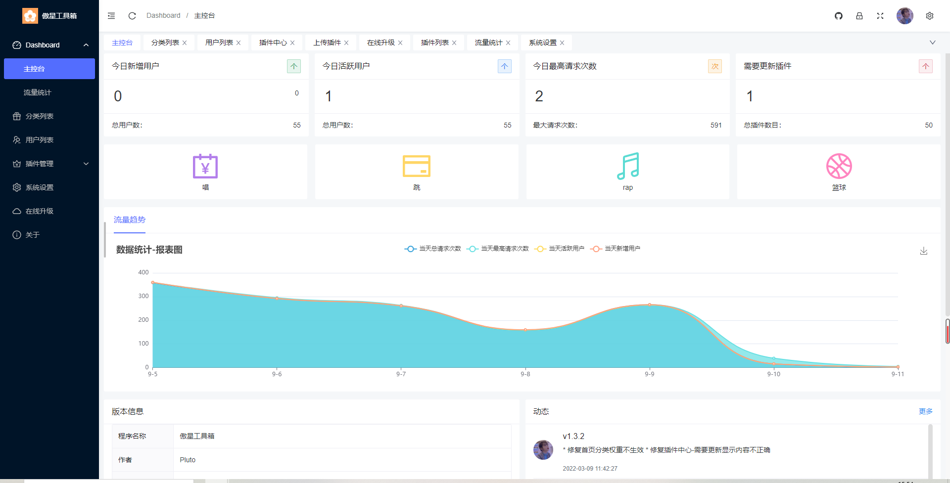 PHP ThinkPHP在线工具箱网站系统源码 图片