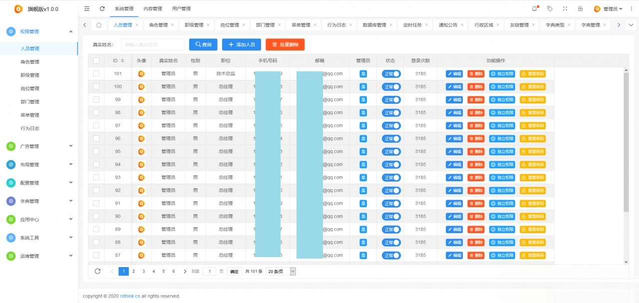 RXThinkCMF TP6 PRO旗舰版 PHP后台管理框架源码 图片 RXThinkCMF TP6 PRO旗舰版 PHP后台管理框架源码 图片