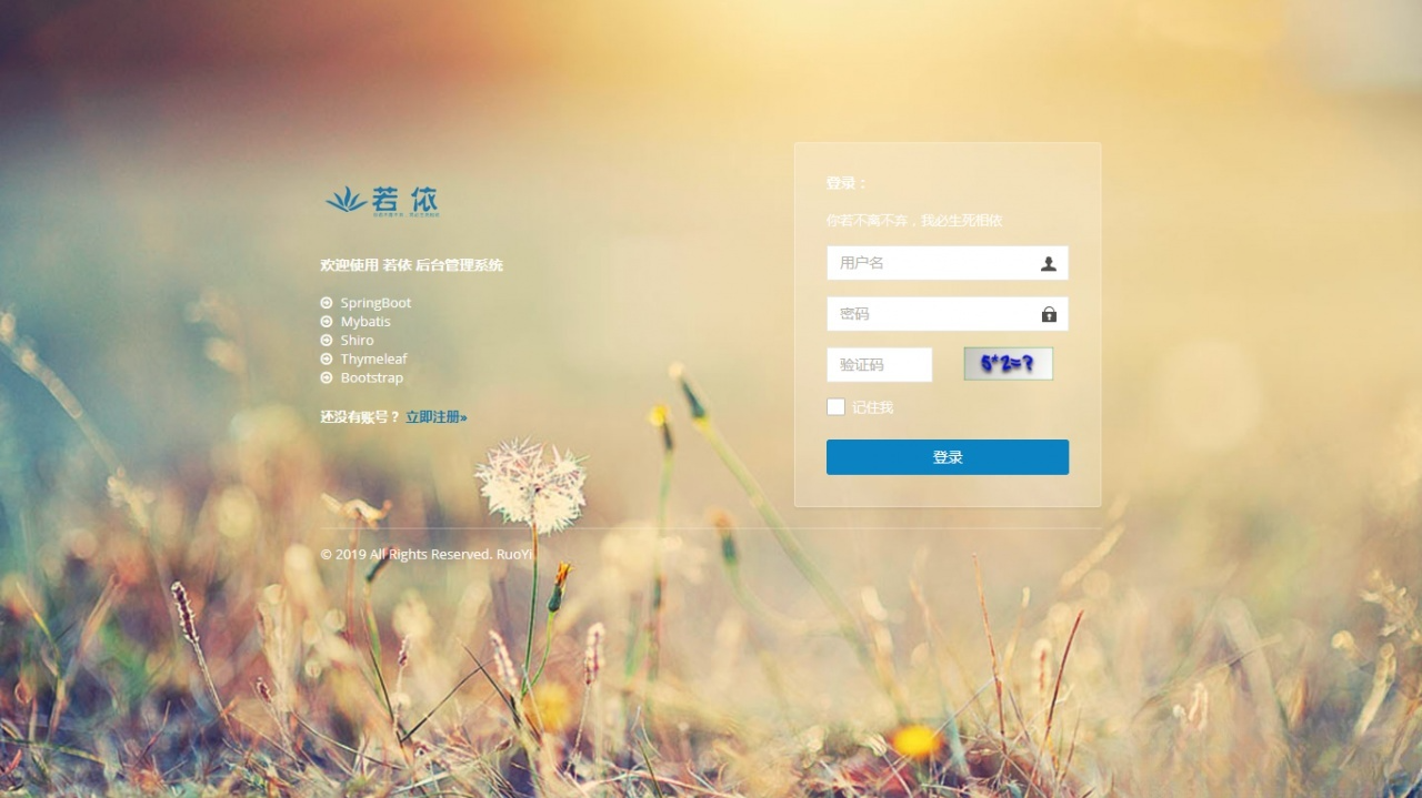 RuoYi若依后台管理系统v4.5.1源码 SpringBoot+MyBatis权限管理 图片 RuoYi若依后台管理系统v4.5.1源码 SpringBoot+MyBatis权限管理 图片