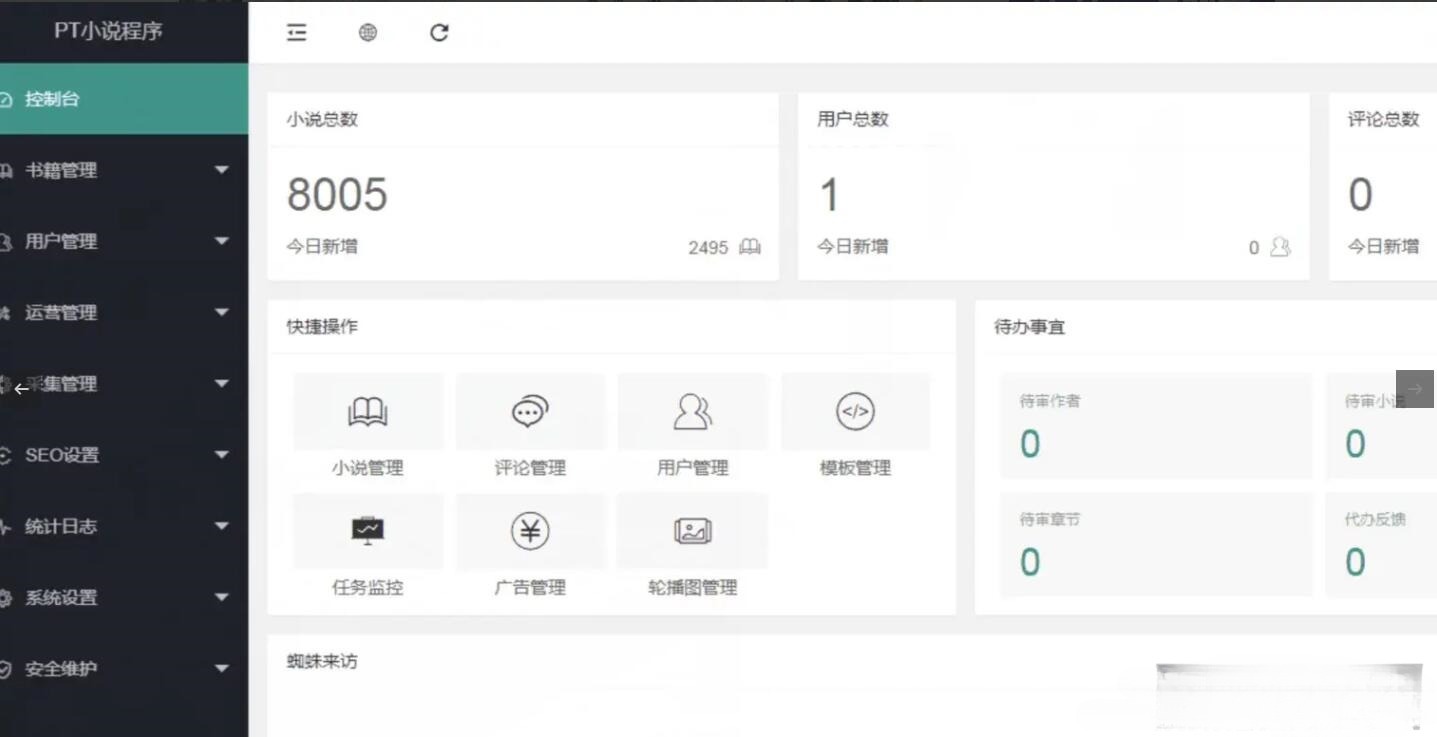 PT小说站PHP源码 集成采集+会员系统+付费功能 图片 PT小说站PHP源码 集成采集+会员系统+付费功能 图片