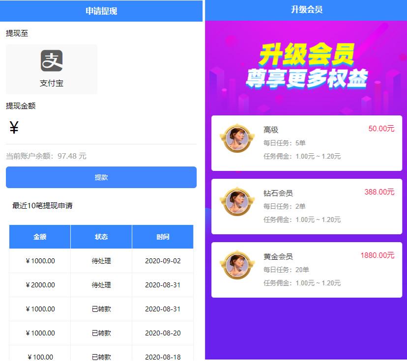 蓝色UI点赞系统PHP源码 后台管理模板 图片 蓝色UI点赞系统PHP源码 后台管理模板 图片