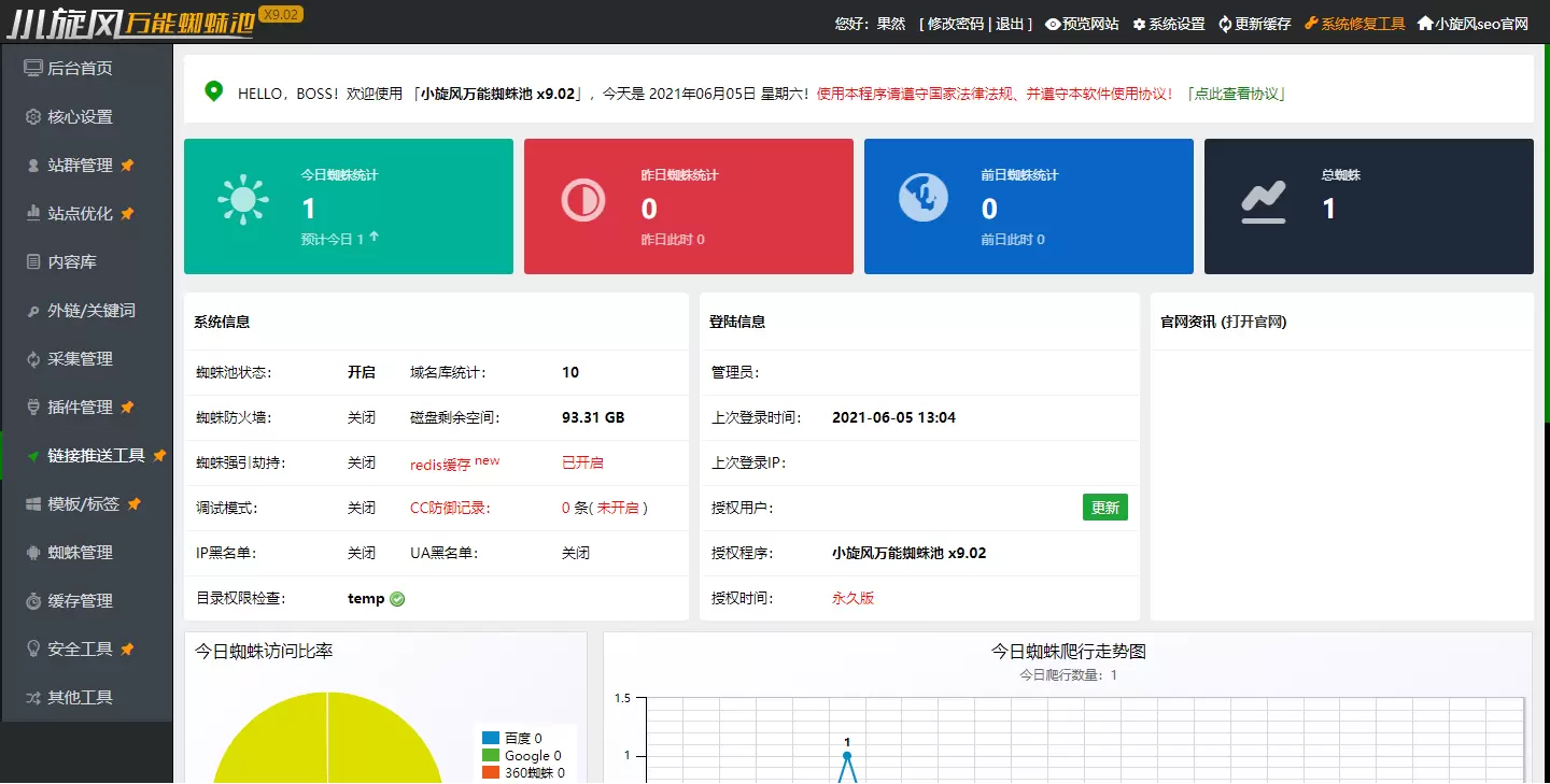 小旋风万能蜘蛛池程序 X9.02 功能全面升级版 图片 小旋风万能蜘蛛池程序 X9.02 功能全面升级版 图片