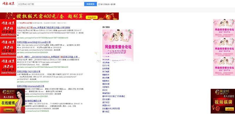 网盘搜索系统整合Discuz论坛 PHP源码 图片